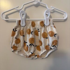 0-3 months Rylee + Cru oranges bloomers